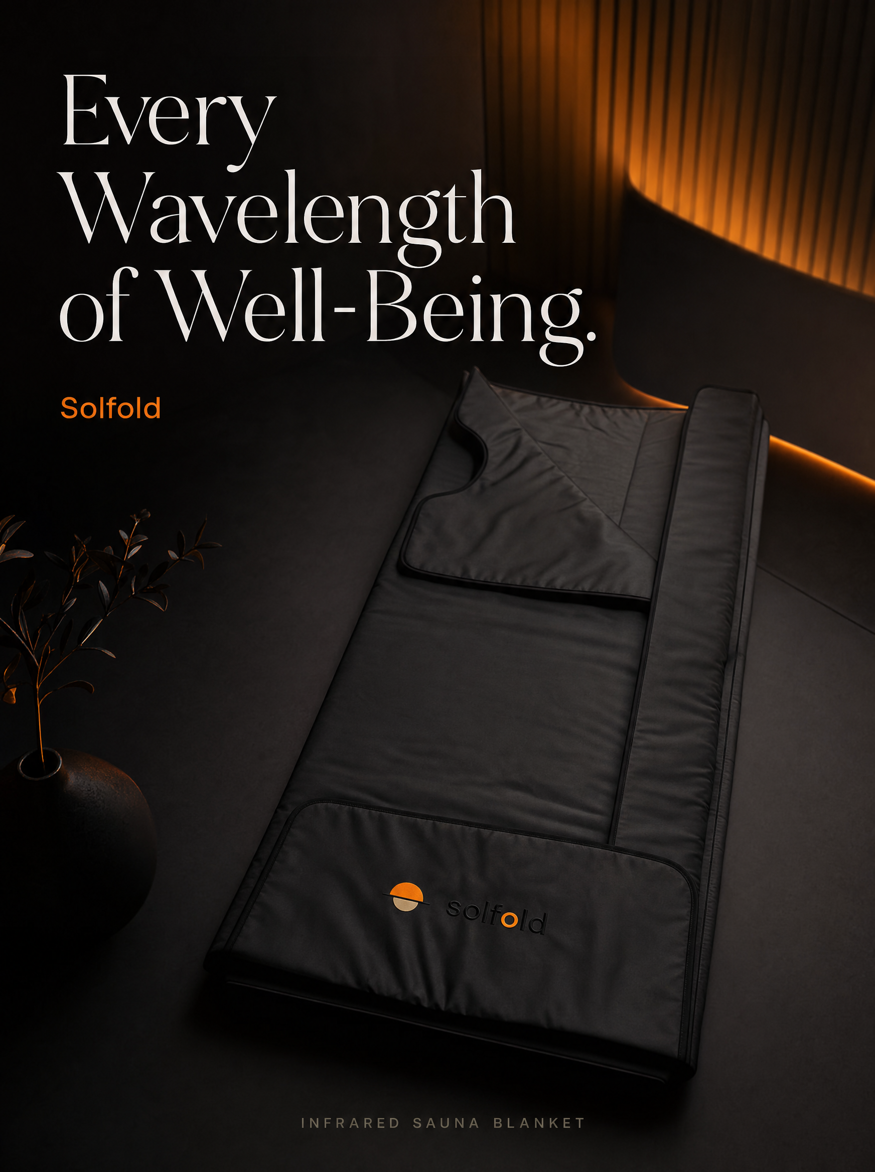 Solfold Infrared Sauna Blanket — Low-EMF + Free LED Mask