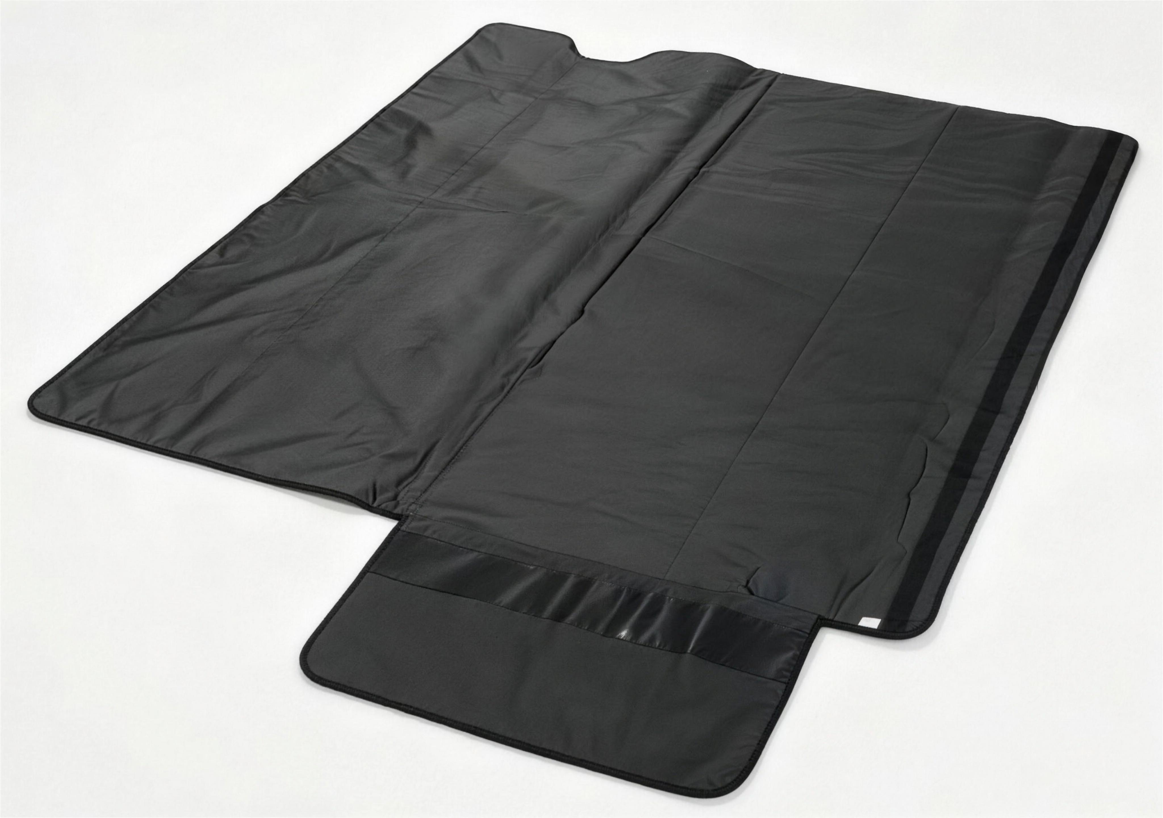 Solfold sauna blanket fully opened showing interior heating surface